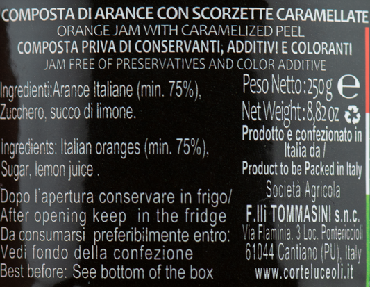Composta di Arance con Scorzette Caramellate "Corte Luceoli" – Luna Nuova Tartufi (2)