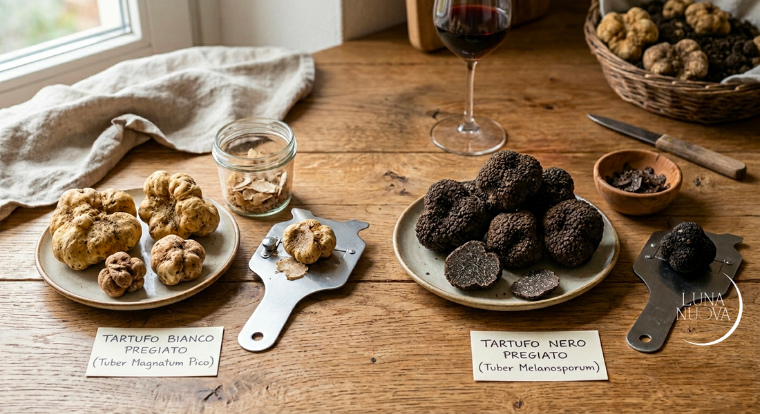 Tartufo bianco vs tartufo nero: differenze, usi in cucina e prezzi