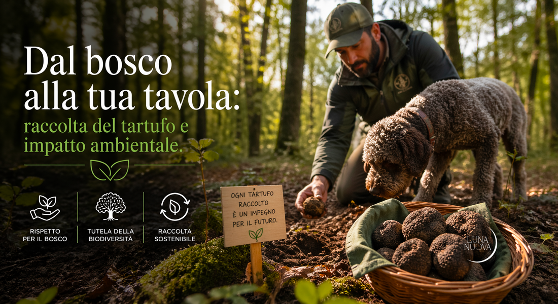 Raccolta del tartufo nei boschi della Romagna: logistica sostenibile e compensazione CO₂ con DKV Climate