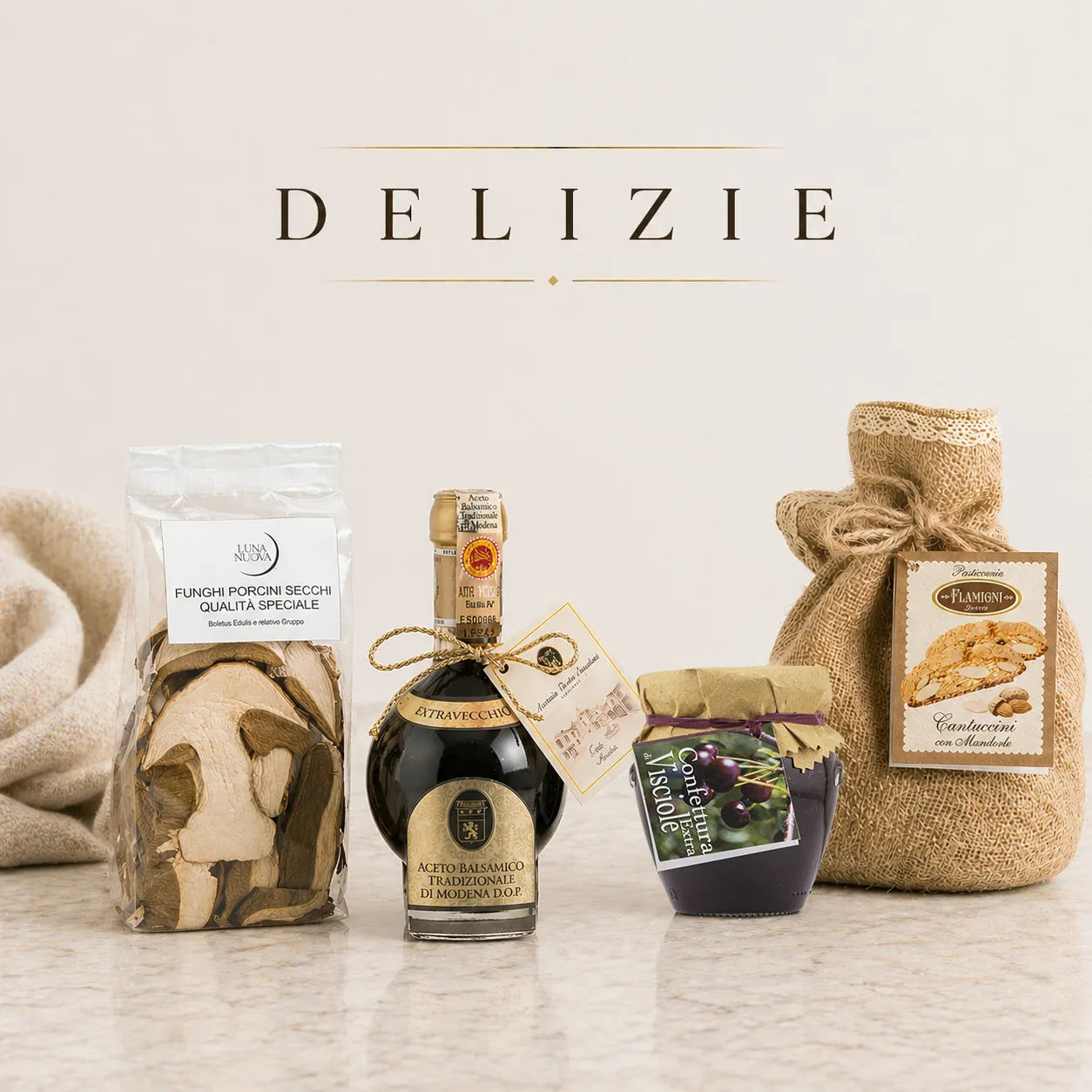 Delizie artigianali: composte, grappe, prodotti tipici italiani — Luna Nuova Tartufi