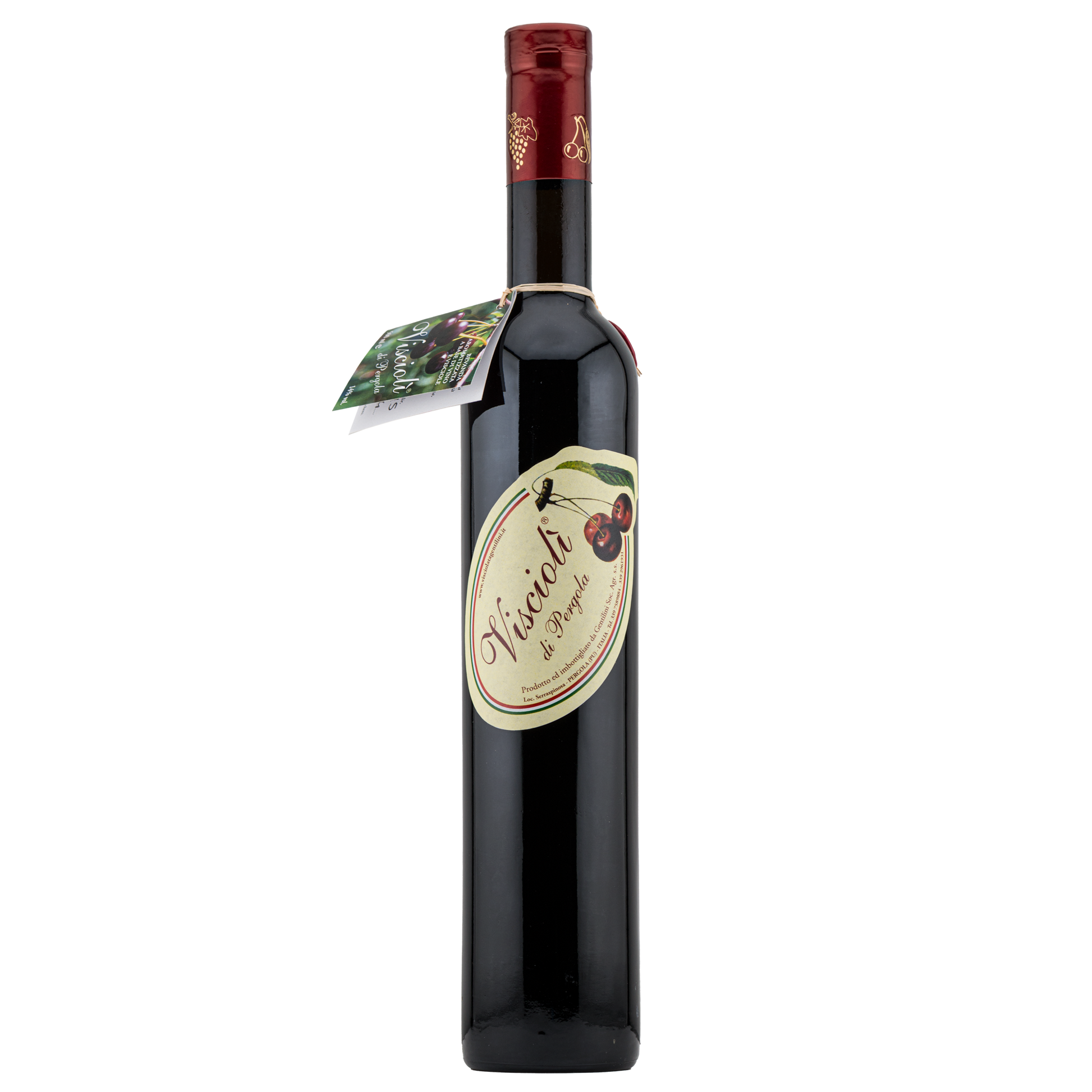 Viscioli vino artigianale di visciole Azienda Agricola Gentilini 500ml – Luna Nuova Tartufi
