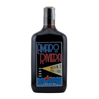 Amaro Riviera bottiglia vista 1 – Luna Nuova Tartufi