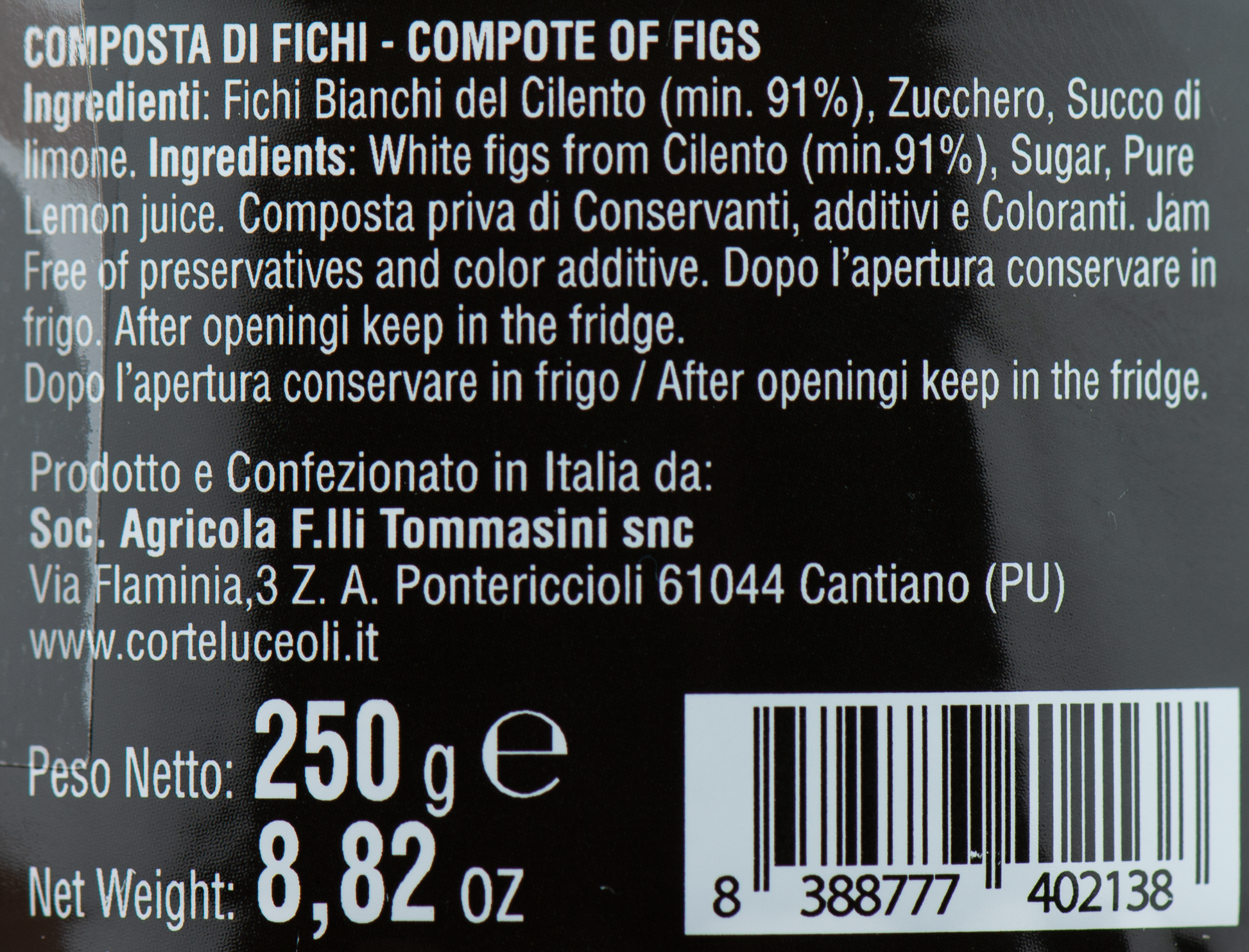 Composta di Fichi Bianchi del Cilento "Corte Luceoli" – Luna Nuova Tartufi (2)