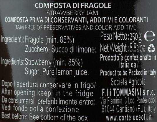 Composta di Fragole "Corte Luceoli" – Luna Nuova Tartufi (2)