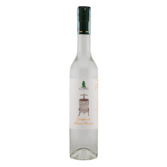 Grappa di Albana Passita bottiglia – Luna Nuova Tartufi