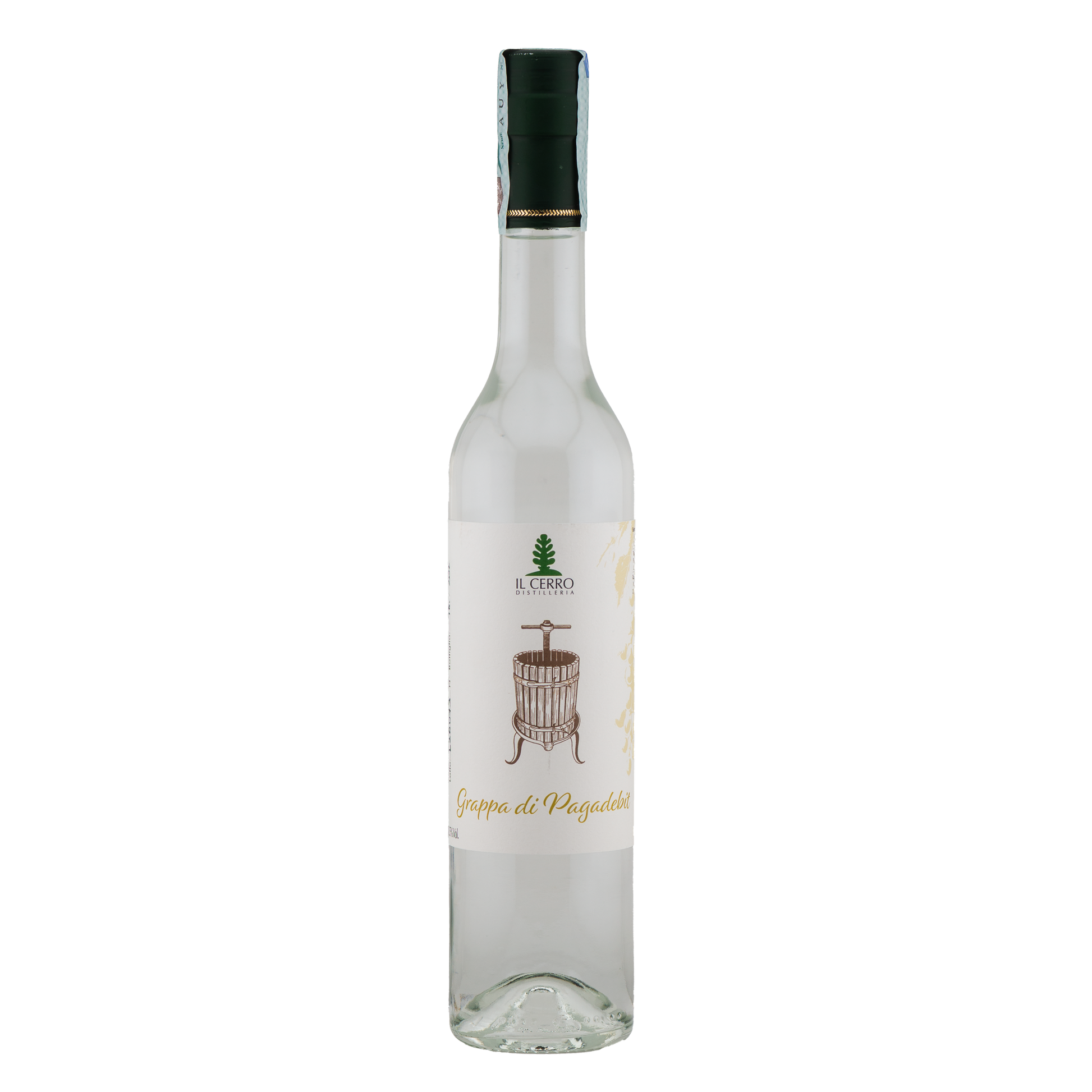 Grappa di Pagadebit bottiglia – Luna Nuova Tartufi