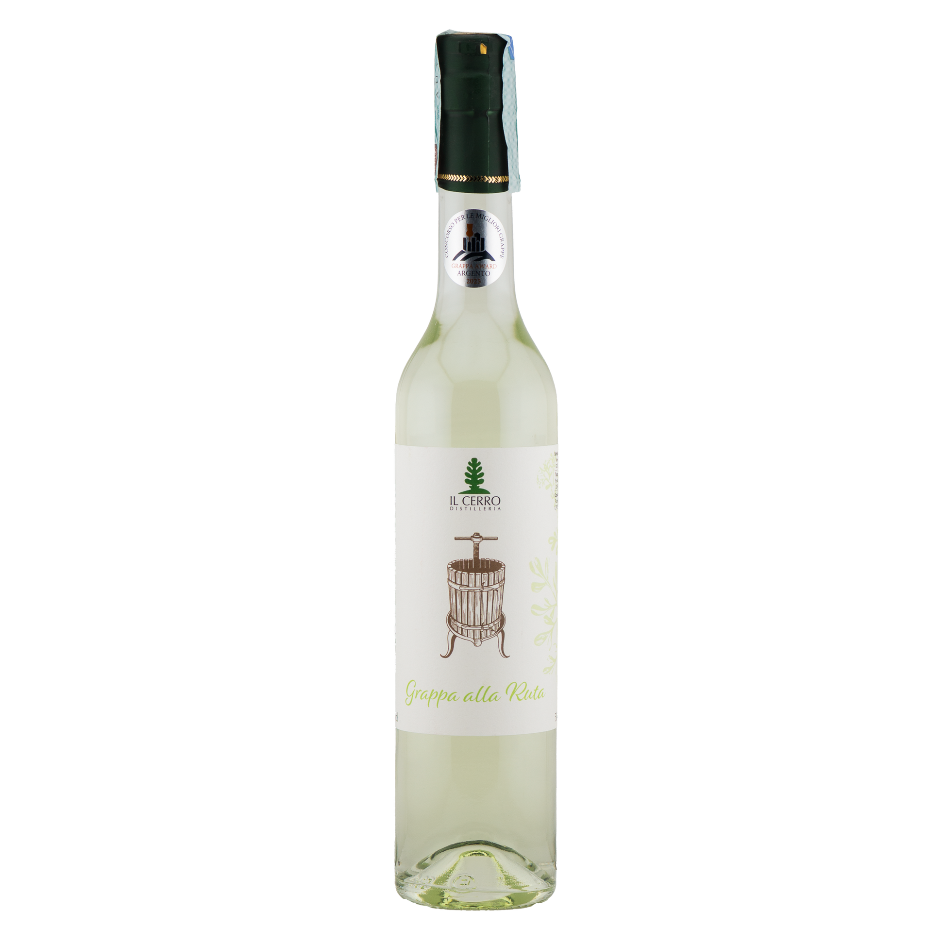 Grappa di Sangiovese alla Ruta bottiglia – Luna Nuova Tartufi