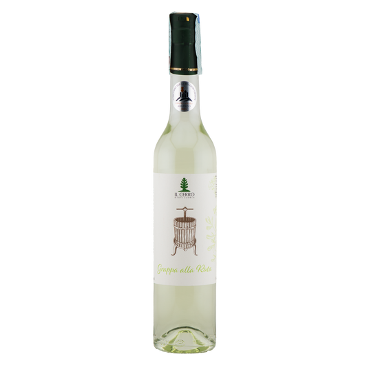 Grappa di Sangiovese alla Ruta bottiglia – Luna Nuova Tartufi