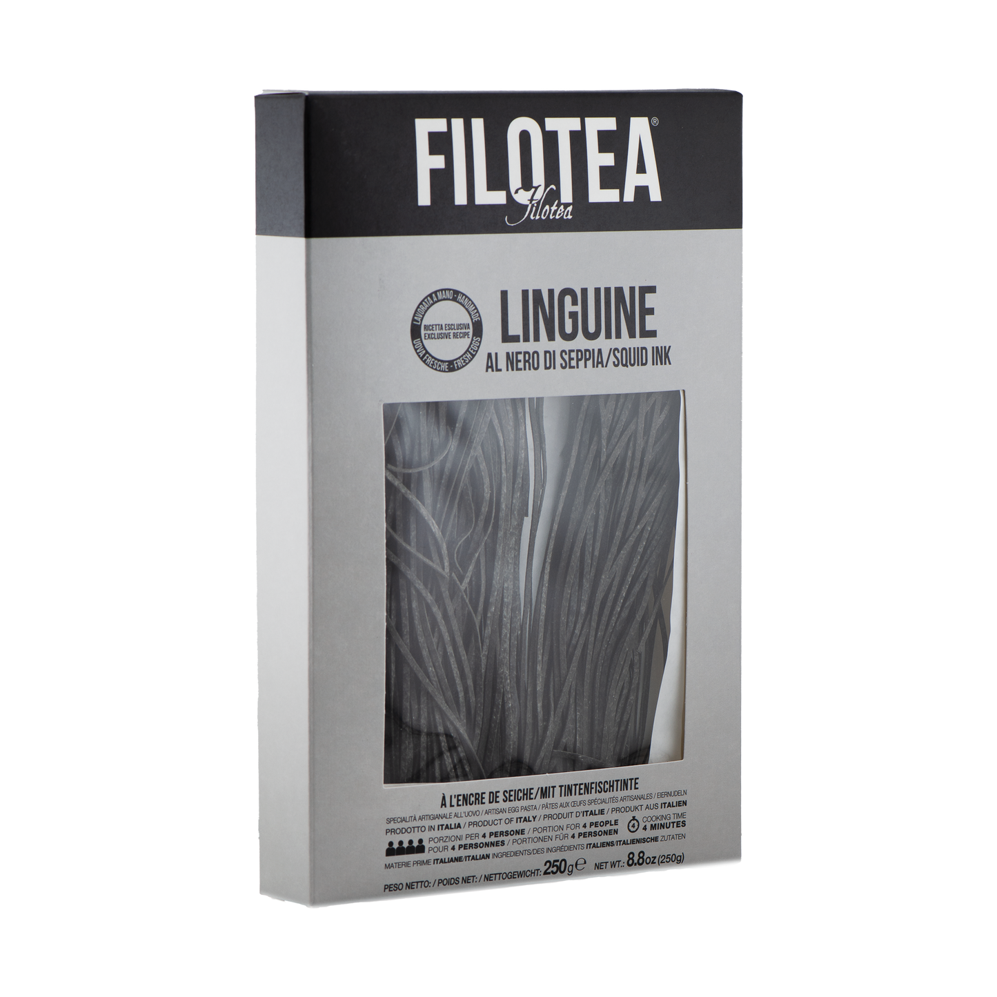Linguine al Nero di Seppia "Filotea" – Luna Nuova Tartufi