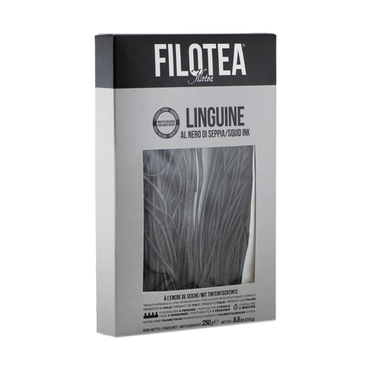 Linguine al Nero di Seppia "Filotea" – Luna Nuova Tartufi
