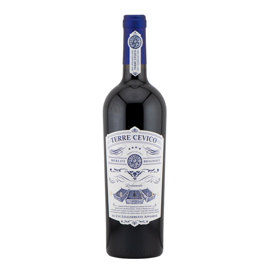 Merlot Biologico da uve leggermente appassite bottiglia – Luna Nuova Tartufi