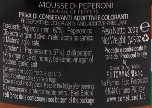 Mousse di Peperoni Gialli e Rossi "Pè Pè - Corte Luceoli" – Luna Nuova Tartufi (2)