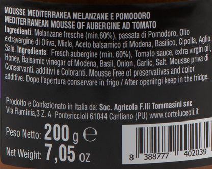 Mousse Mediterranea di Melanzane e Pomodoro "Ma'Ma' - Corte Luceoli" – Luna Nuova Tartufi (2)