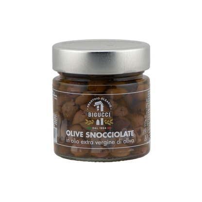 Olive Snocciolate in Olio Extravergine d'Oliva vasetto – Luna Nuova Tartufi