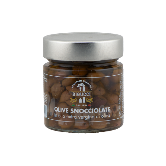 Olive Snocciolate in Olio Extravergine d'Oliva vasetto – Luna Nuova Tartufi