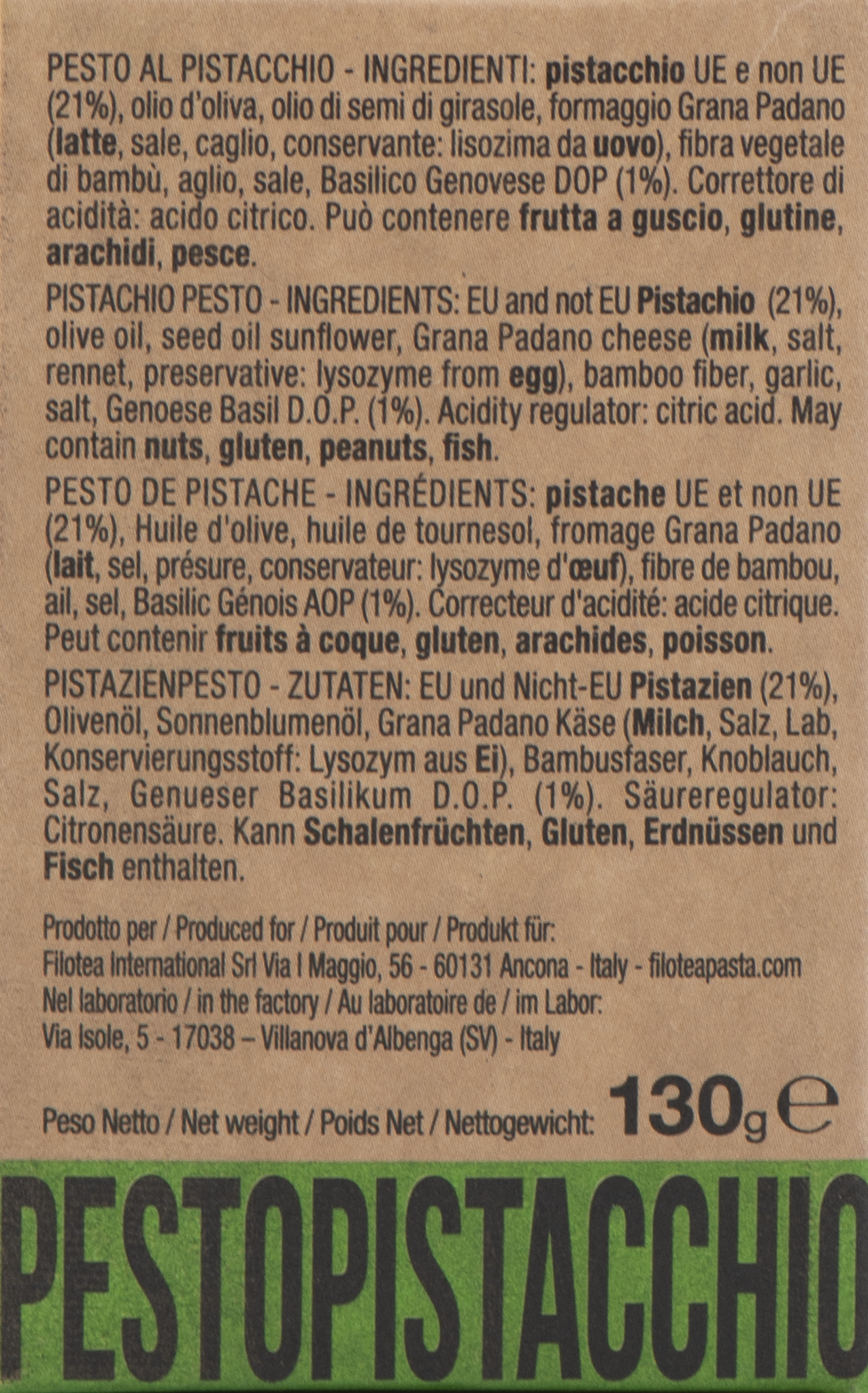 Pesto al Pistacchio "Filotea" – Luna Nuova Tartufi (3)