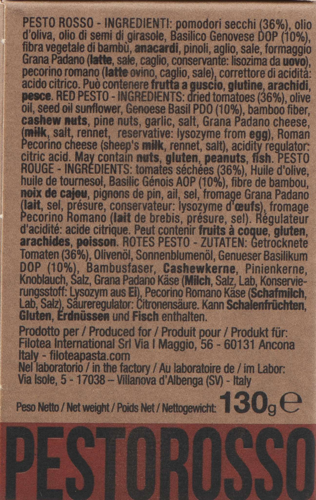 Pesto Rosso ai Pomodori Secchi "Filotea" – Luna Nuova Tartufi (3)