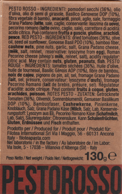 Pesto Rosso ai Pomodori Secchi "Filotea" – Luna Nuova Tartufi (3)