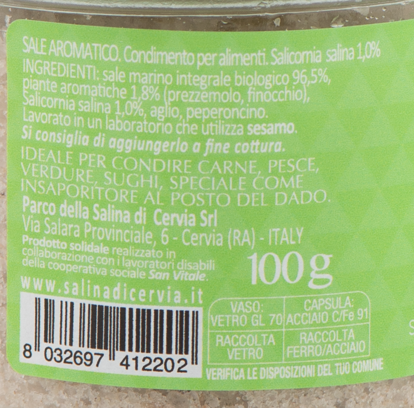 Sale Dolce di Cervia alla Salicornia di Salina "Salina di Cervia" – Luna Nuova Tartufi (2)