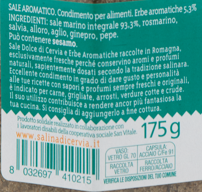 Sale Dolce di Cervia alle Erbe Aromatiche per Carne "Salina di Cervia" – Luna Nuova Tartufi (2)