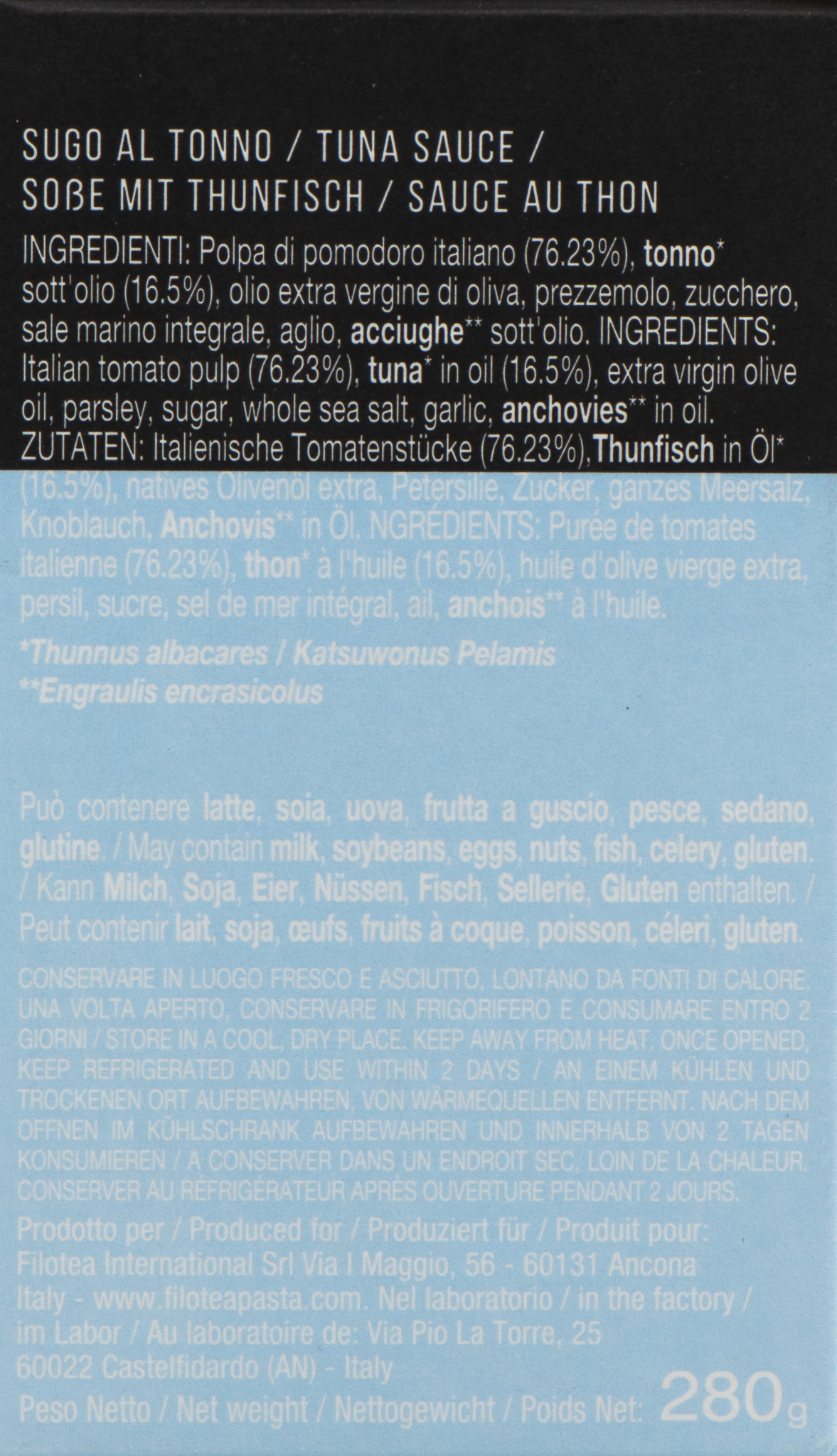 Sugo al Tonno "Filotea" – Luna Nuova Tartufi (3)