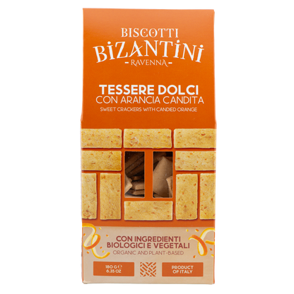 Tessere Dolci all'Arancia Candita Bio confezione – Luna Nuova Tartufi