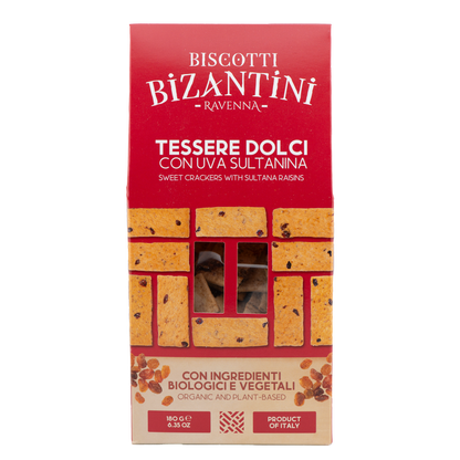 Tessere Dolci all'Uva Sultanina Bio confezione – Luna Nuova Tartufi